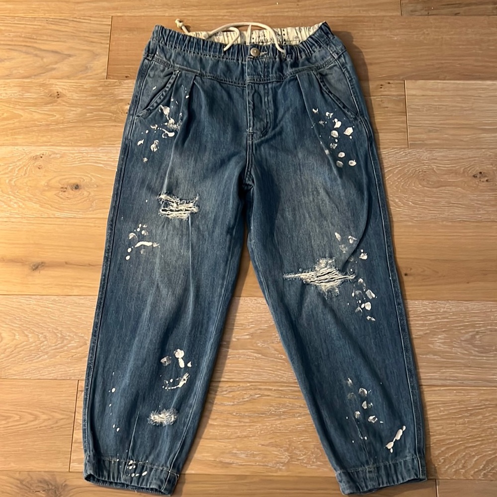 Free People drawstring jeans/pants